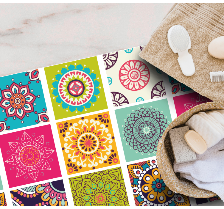 Covor din vinil cu plăci marocane - TenStickers