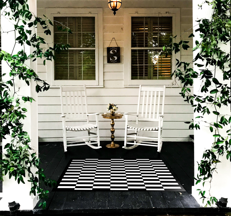 Iluzie optică dungă covoare geometrice - TenStickers