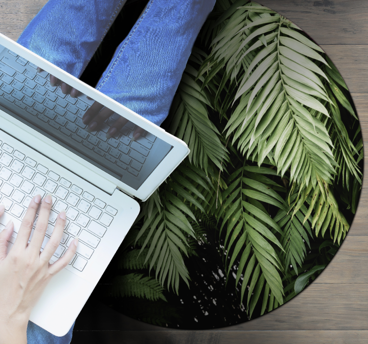 Plante de jungla covoare florale - TenStickers