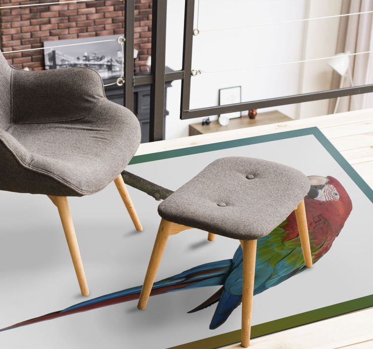 Covor profil papagal animal - TenStickers