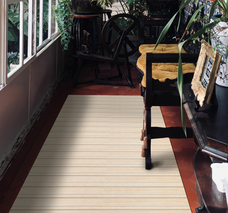 Covor de vinil cu lamele gofrate cu efect de lemn - TenStickers