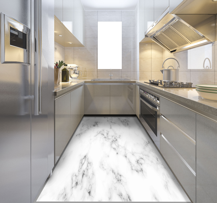 Gresie din marmură de piatră gri - TenStickers