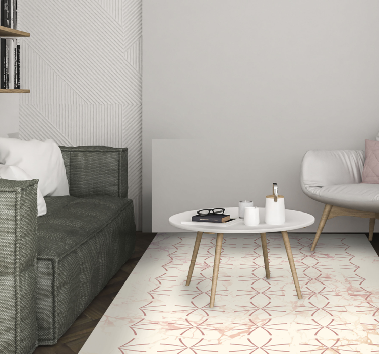 Pardoseală din mozaic cu jet de apă din marmură - TenStickers