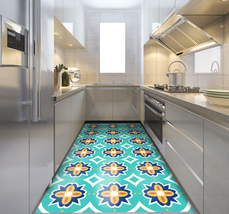 Pardoseală din mozaic texturat - TenStickers