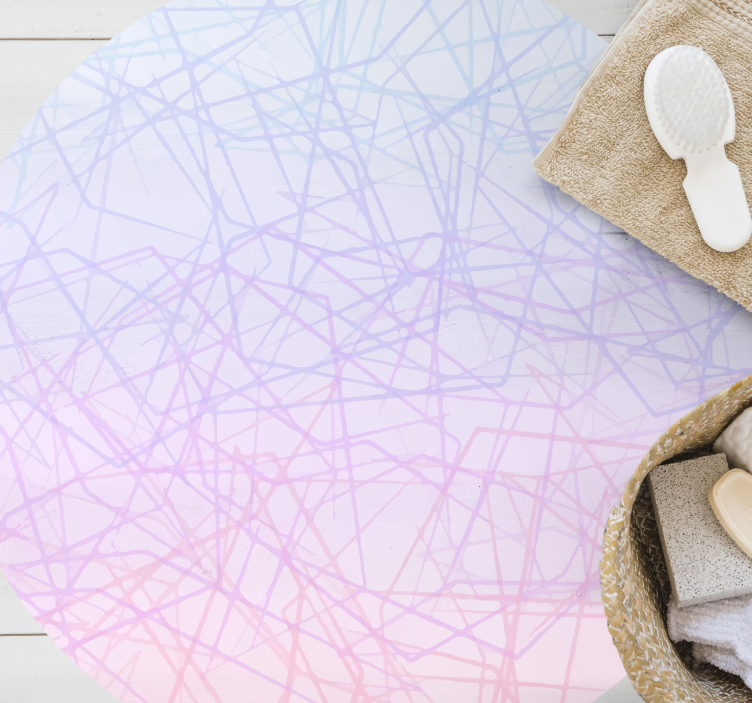 Gresie mozaic roz ombre - TenStickers