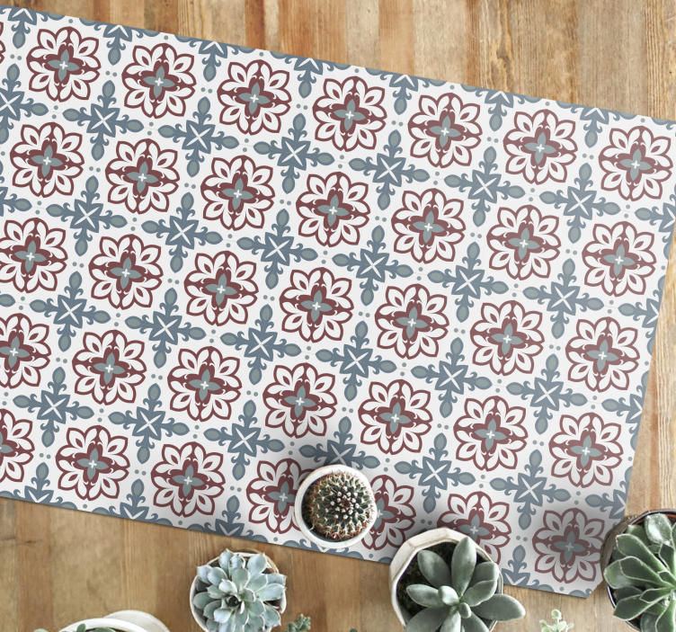 Gresie în covor albastru de vinil - TenStickers