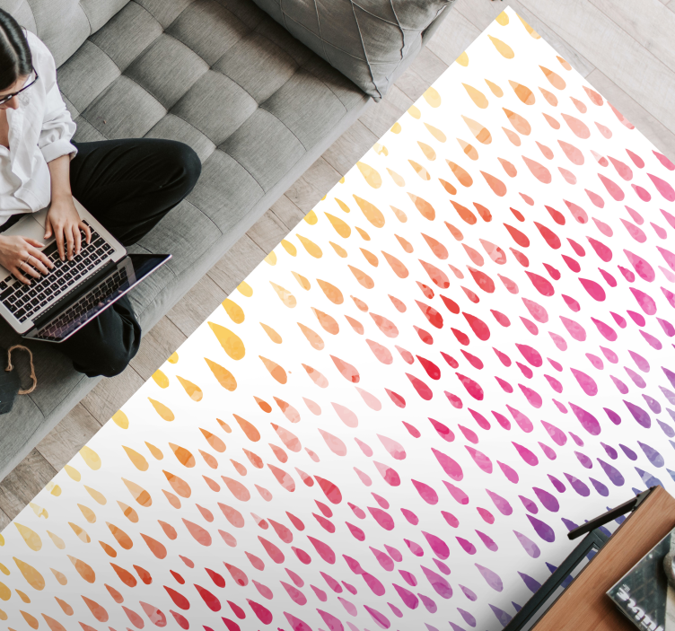 Covoare colorate mozaic vinil covor - TenStickers