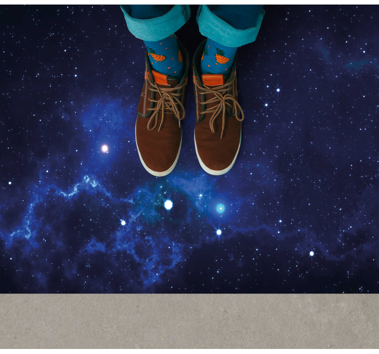 Stele strălucitoare cu covor spațiu albastru - TenStickers