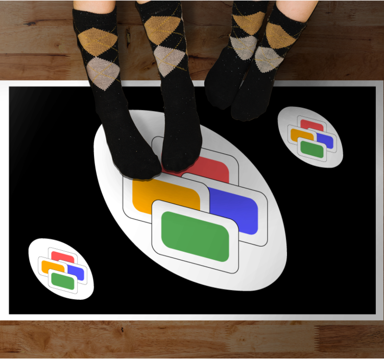 Covor dormitor pentru schimbarea culorii cardului uno - TenStickers