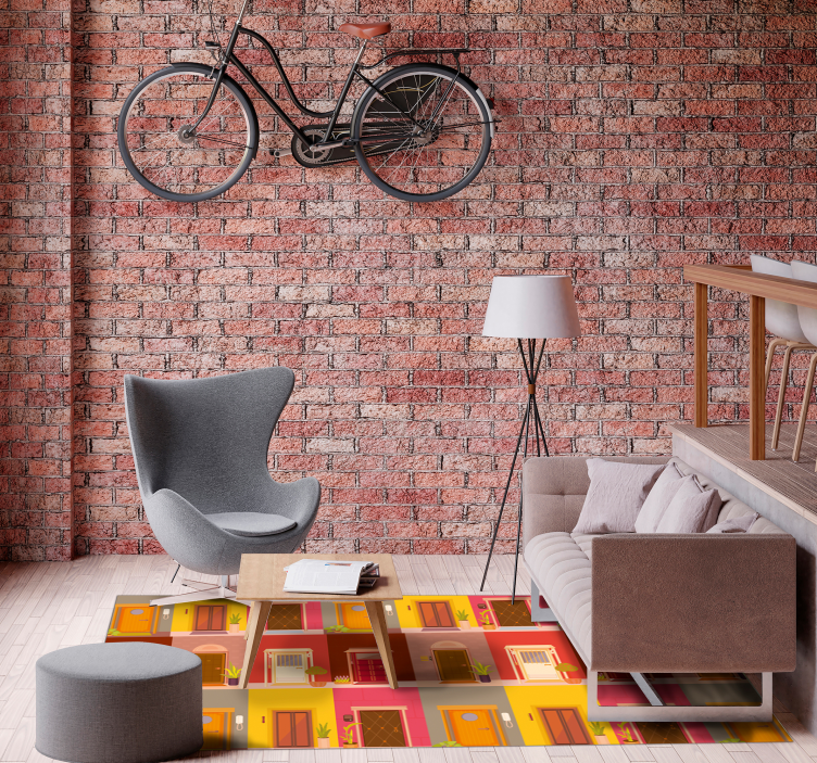 Uși pe podea covor modern - TenStickers