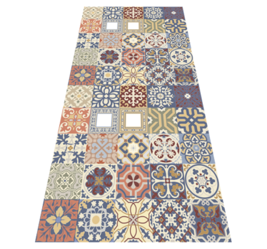 Covor de vinil pentru bucătărie hidraulic multicolor - TenStickers