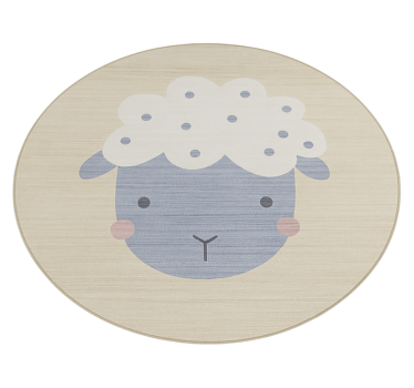 Alții covor de vinil pui de oaie bej - TenStickers