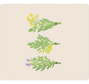 Covor de vinil pentru bucătărie flori simple și elegante - TenStickers