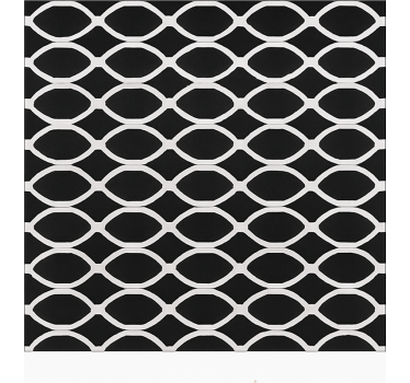 Covor de vinil pentru sala de mese design oval monocrom - TenStickers