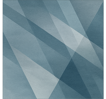 Covor de vinil pentru sala de mese gradient geometric abstract - TenStickers