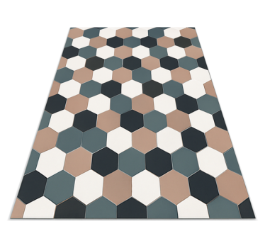 Covor de vinil pentru bucătărie plăci hexagonale moderne - TenStickers
