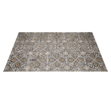 Covor de vinil pentru bucătărie arabesc ornate cărbune - TenStickers