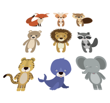 Covor vinil animal pentru decorare interioară - TenStickers