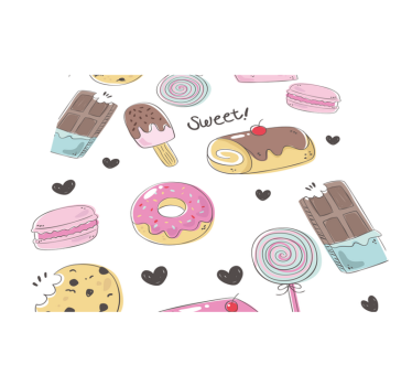 Covor de vinil pentru bucătărie deserturi delicioase - TenStickers