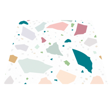 Covor de vinil pentru bucătărie model terrazzo mediteranean - TenStickers