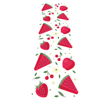 Covor de vinil pentru bucătărie cu model de fructe diferite - TenStickers