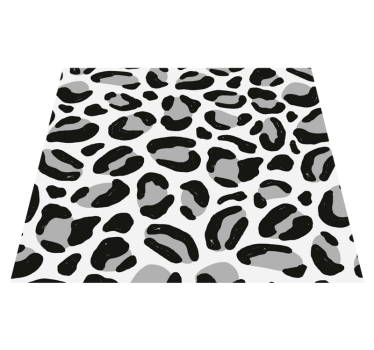 Covor vinil print animalier blană de leopard - TenStickers