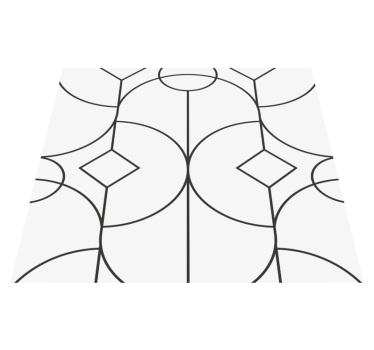 Covor vinil dormitor model elegant clasic - TenStickers