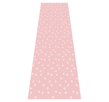 Covor vinil dormitor fundal puncte pastelate delicate - TenStickers