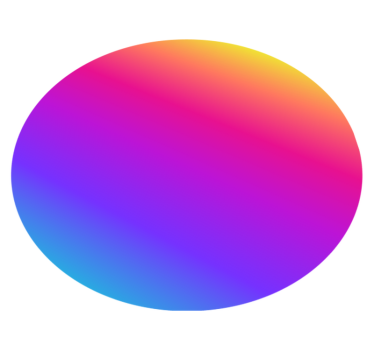 Covor de vinil geometric gradient fluid colorat - TenStickers