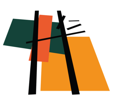 Covor de vinil geometric secțiuni colorate abstracte - TenStickers