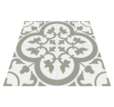 Covor de vinil pentru bucătărie azulejos maroc verde ceață - TenStickers