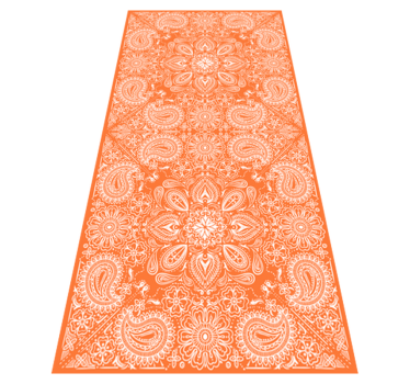 Covor de vinil pentru bucătărie model paisley - TenStickers