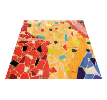 Covor de vinil pentru bucătărie mozaic ceramic colorat - TenStickers