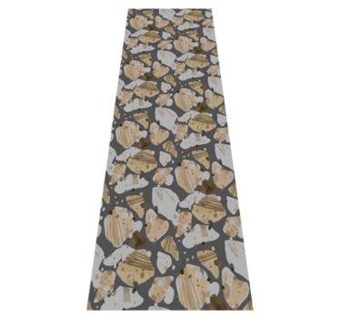 Covor vinil dormitor model terrazzo ciment - TenStickers
