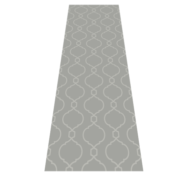 Covor vinil dormitor model geometric gri hamptons - TenStickers
