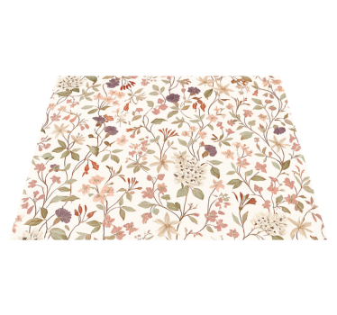 Covor vinil dormitor design flori roz - TenStickers
