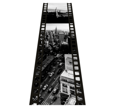 Covor vinil dormitor colaj foto cu nyc - TenStickers