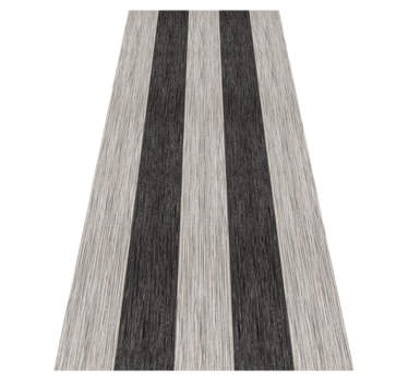 Covor vinil dormitor efect lemn alb-negru - TenStickers