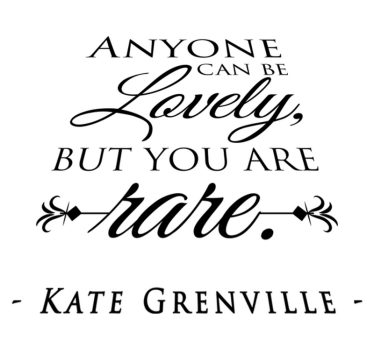 Covor vinil dormitor citat kate grenville - TenStickers