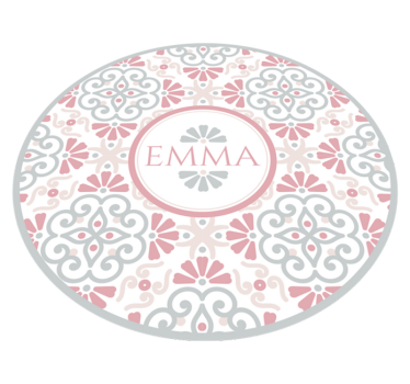 Covor de vinil cu nome mandala personalizata - TenStickers