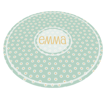 Covor rotund din vinil personalizat - TenStickers