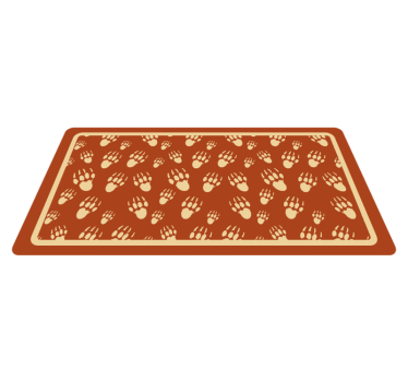 Covor vinil print animalier design model labe - TenStickers
