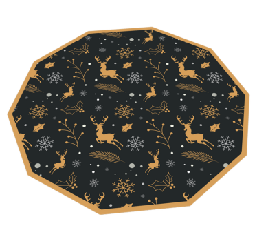 Covor living din compozitie de craciun - TenStickers