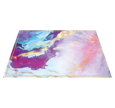 Covor de vinil texturat abstract marmorat - TenStickers