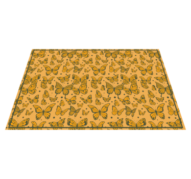 Covor vinil animal deliciul fluturelui - TenStickers
