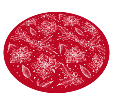 Covor elegant de craciun stil vinil - TenStickers
