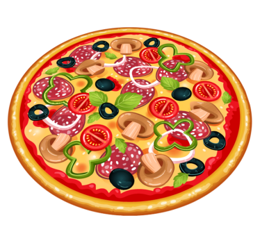 Italia pizza mat circular - TenStickers