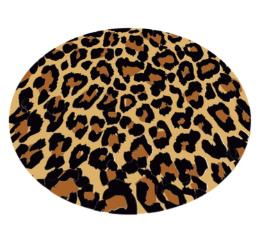 Covor rotund animal print animal print - TenStickers