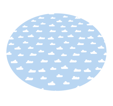 Covor de vinil pentru copii cerul noros - TenStickers
