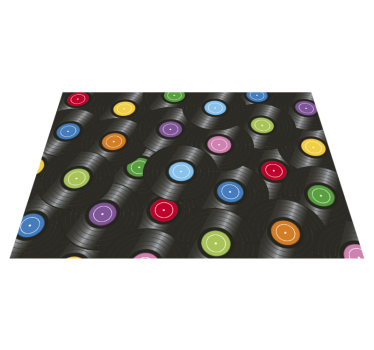 Covor de vinil cu discuri de vinil covor retro - TenStickers